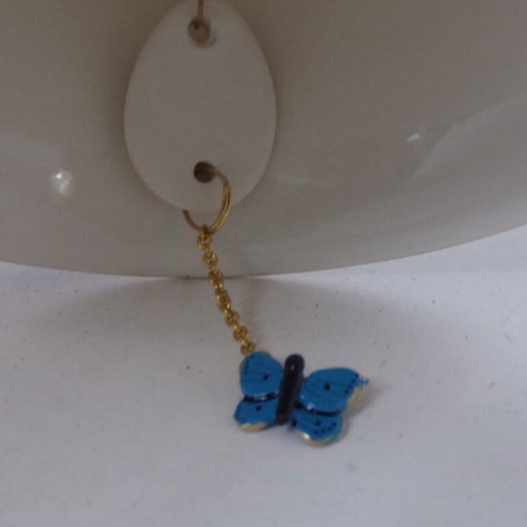 The Bradford Edition Garden Discoveries Cats Bell Ornaments Set Of 3 2526 - Picture 8 of 9